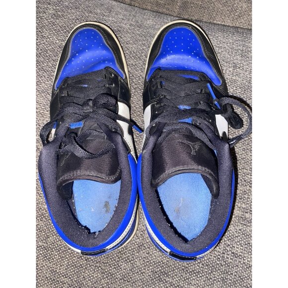 Nike Air Jordan 1 Low Black Royal Blue Sneakers Mens Size 11.5 - Picture 5 of 7